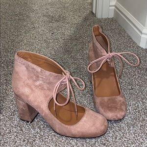 Baby pink heels
